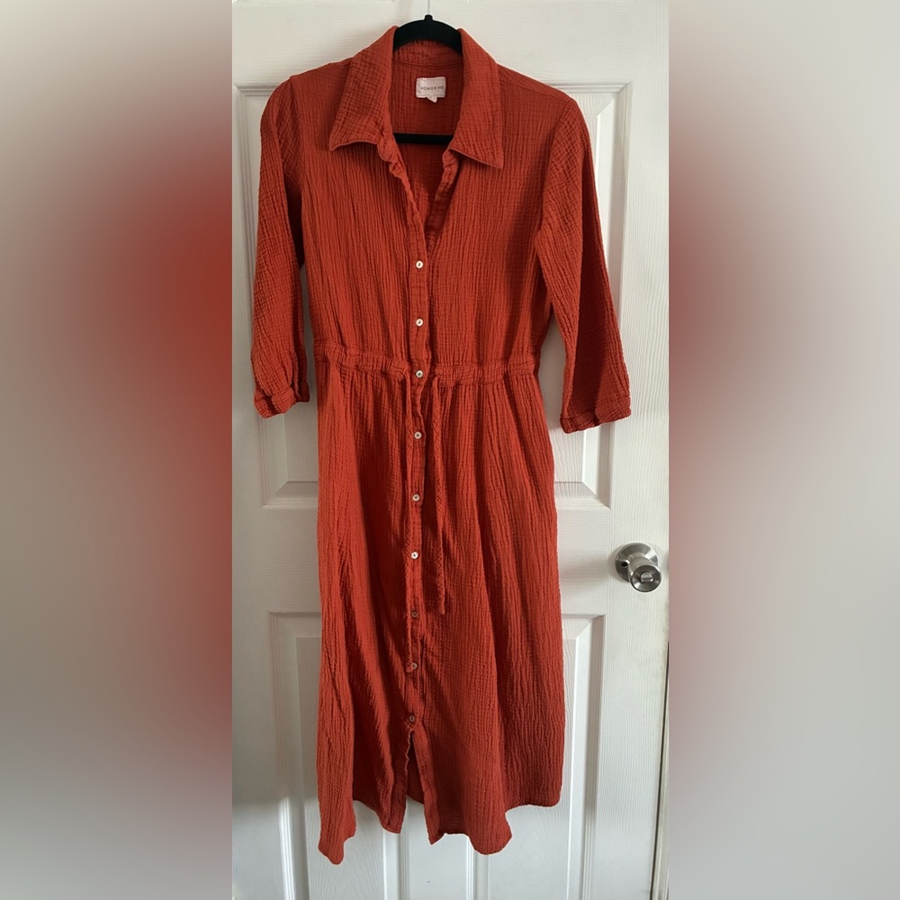 Chic Terra Cotta Maxi Dress
